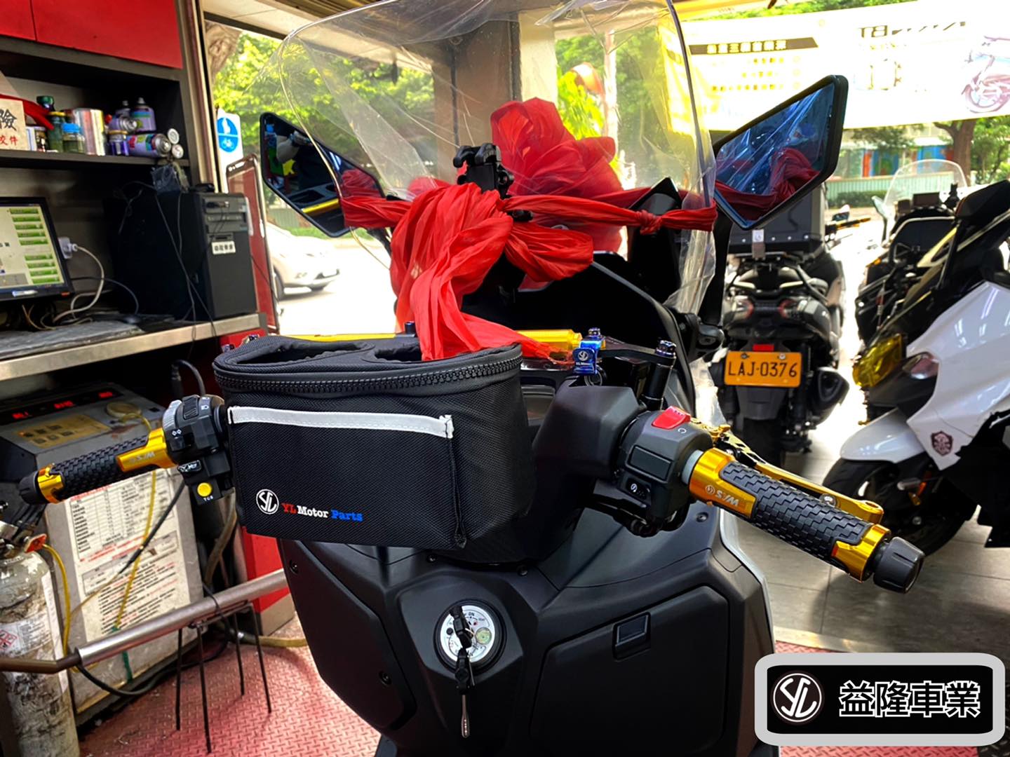 JOYMAX Z+ 雙口橫桿包  *SYM SBC 益隆車業*三陽重機認證店.A級總經銷