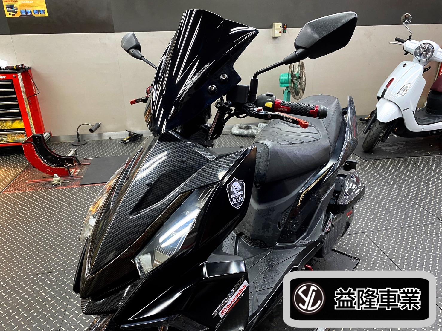 DRG 158 安裝 益隆部品 狂派戰鬥風鏡 *SYM SBC 益隆車業*
