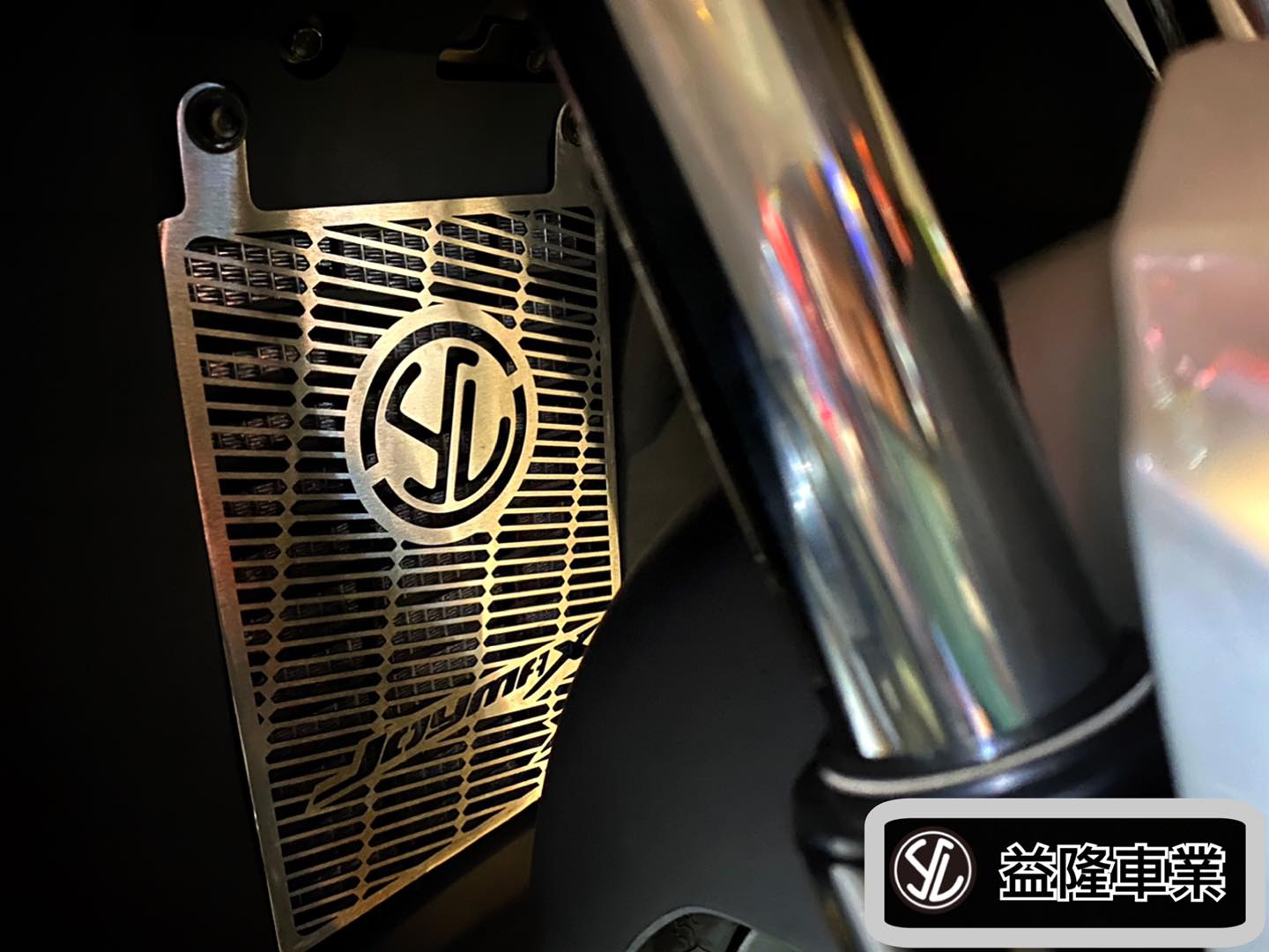 三陽 JOYMAX Z+ 300 白鐵水箱防護網*SYM SBC 益隆車業*三陽重機認證店.A級總經銷