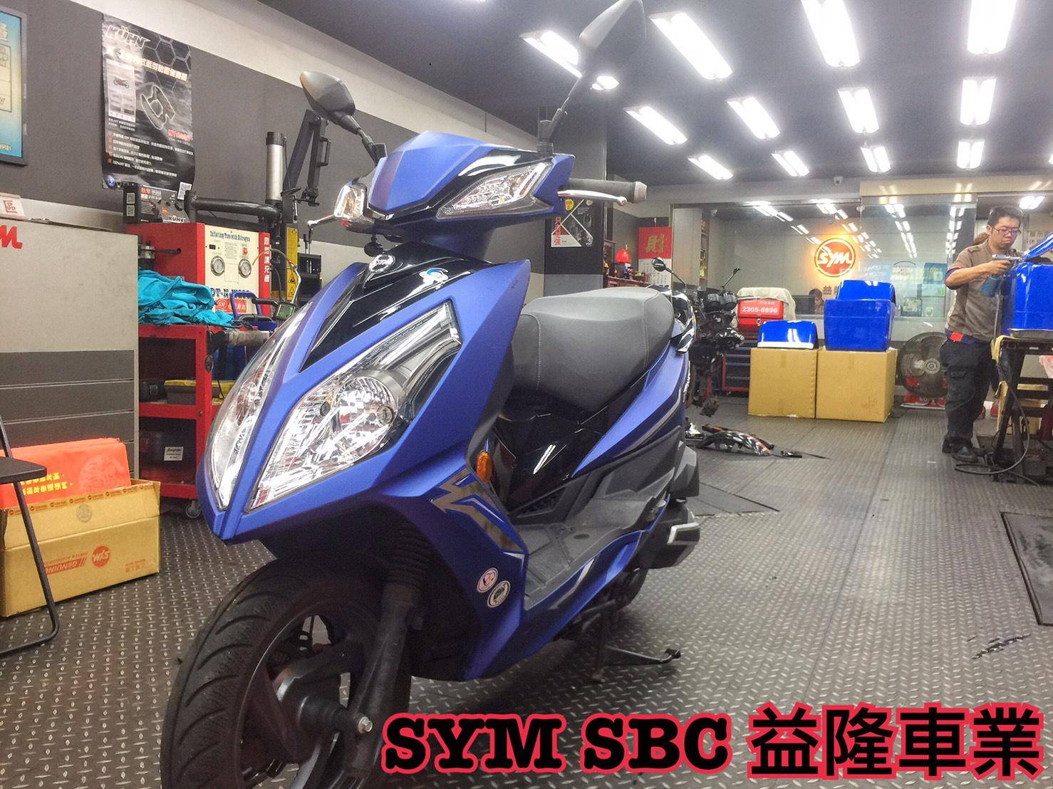 SYM FIGHTER 6 ABS 安裝 前後雙鏡頭行車紀錄器 拍立得 Polaroid MS273WG *SYM SBC 益隆車業*