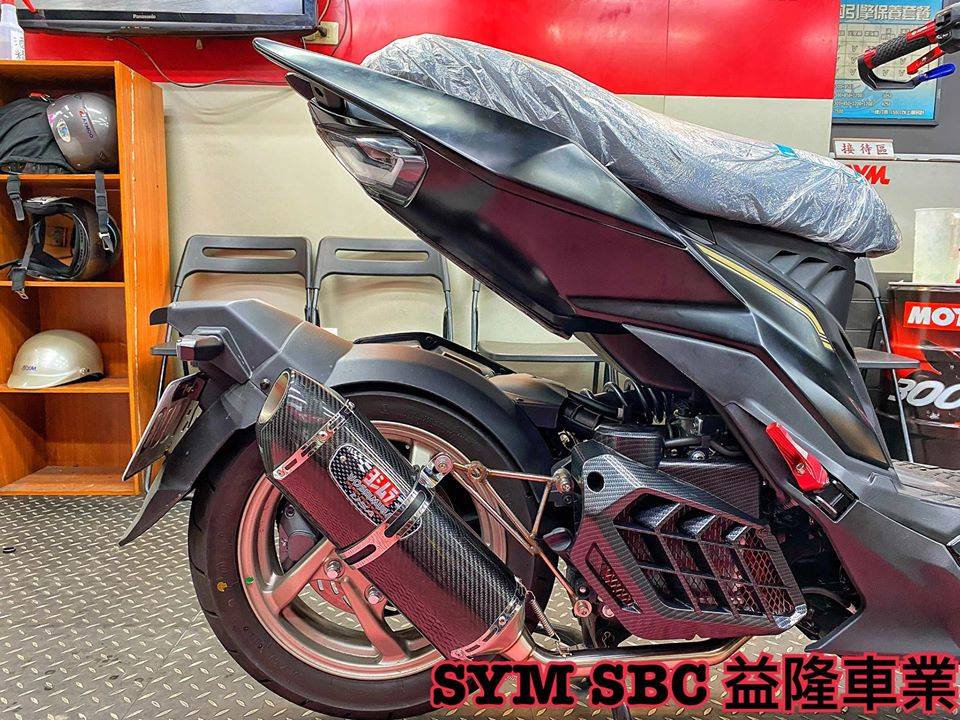 SYM DRG 158 安裝 吉村排氣管(台版) *SYM SBC 益隆車業*