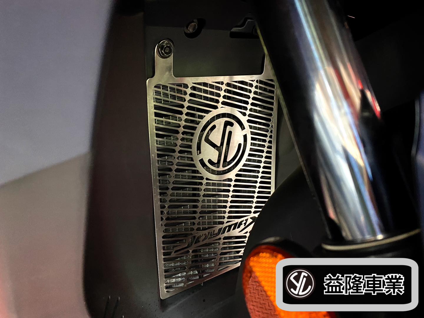 三陽 JOYMAX Z+ 300 白鐵水箱防護網*SYM SBC 益隆車業*三陽重機認證店.A級總經銷 三陽 JOYMAX Z+ 300 白鐵水箱防護網*SYM SBC 益隆車業*三陽重機認證店.A級總經銷