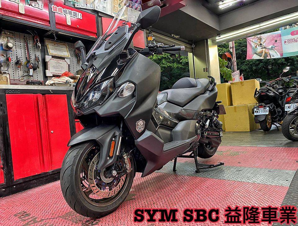 MAXSYM TL 500 安裝 Brembo 煞車套件組 輻射卡鉗+300mm加大圓碟碟盤*SYM SBC 益隆車業*
