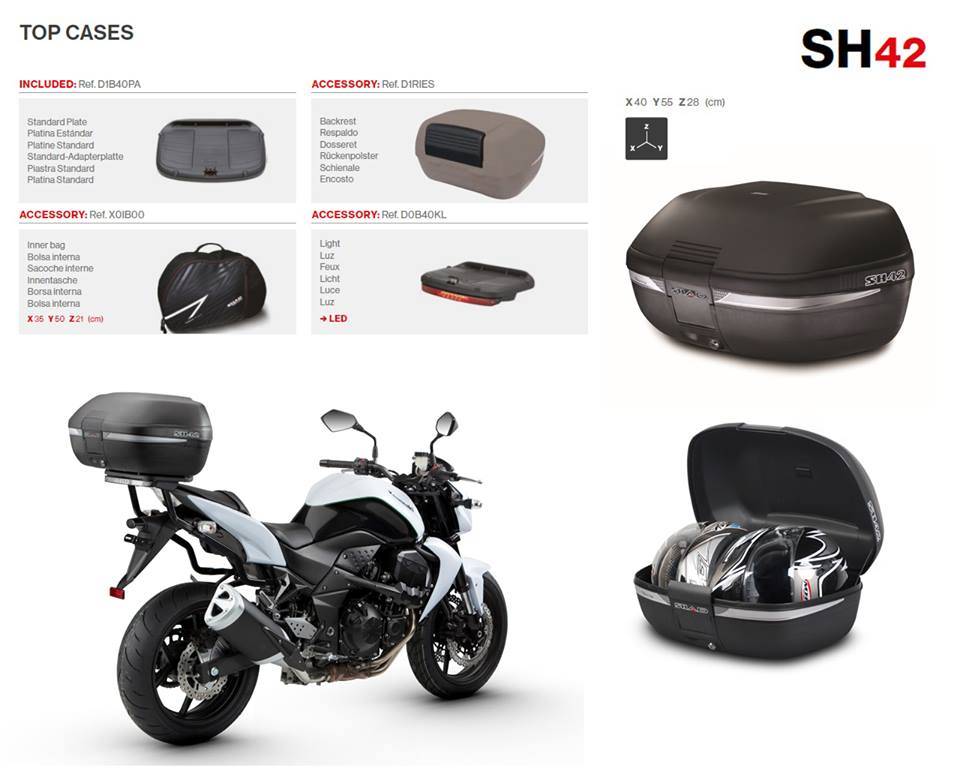 SHAD(42公升)機車用後行李箱＊『益隆車業』＊【SYM經銷商 】