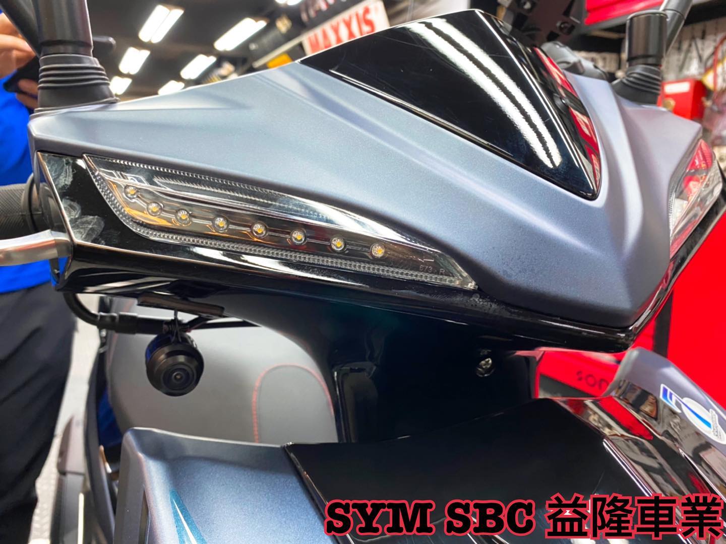 JET SR 125 拍立得 Polaroid MS273WG 前後雙鏡頭行車紀錄器 ＊ SYM SBC 益隆車業 ＊