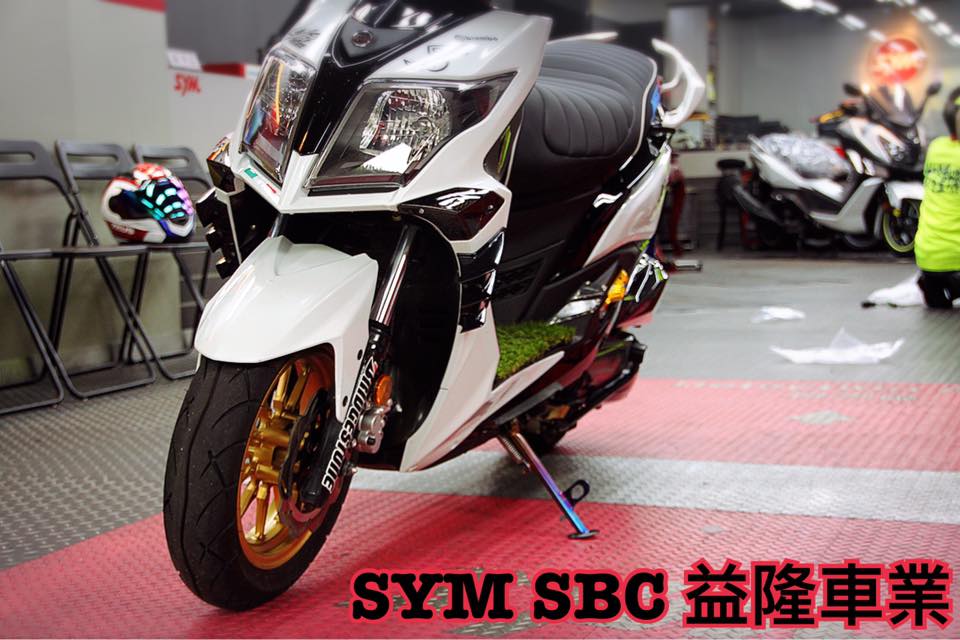 JETS 燒鈦側柱＊ SYM SBC 益隆車業 ＊