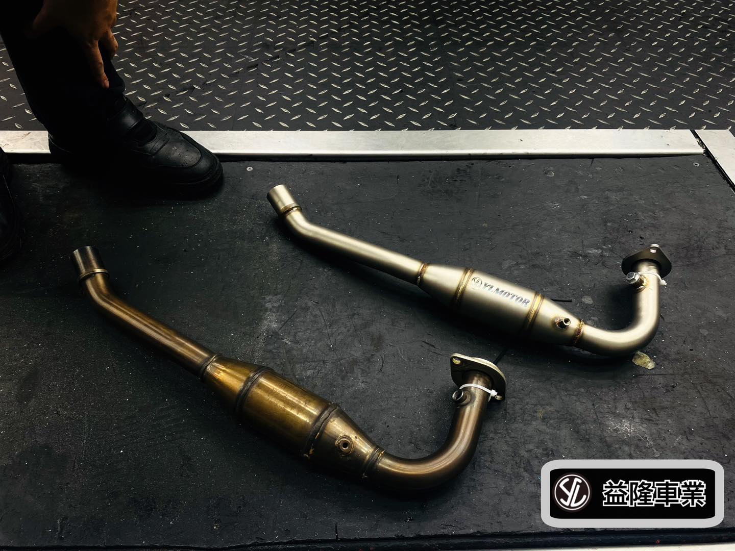 SYM ADX-TG 400劍齒虎 白鐵排氣管前段*SYM SBC 益隆車業*三陽重機認證店.A級總經銷