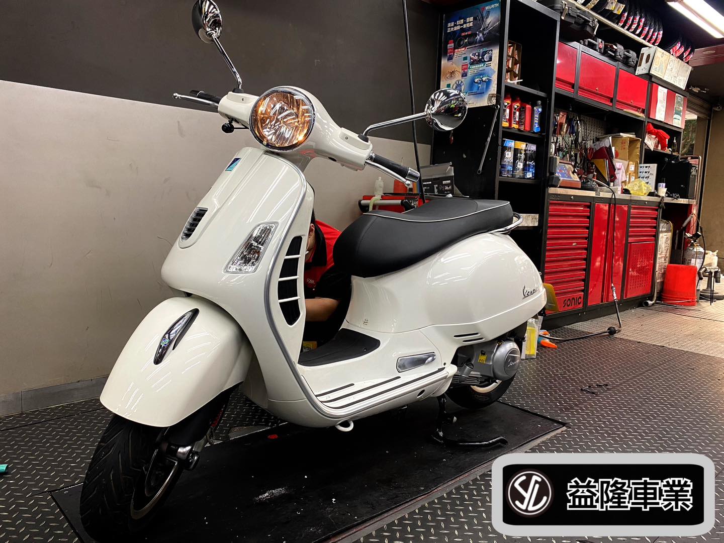 偉士牌 VESPA GTS300 拍立得 MS279WG前後行車紀錄器 ＊SYM SBC 益隆車業＊