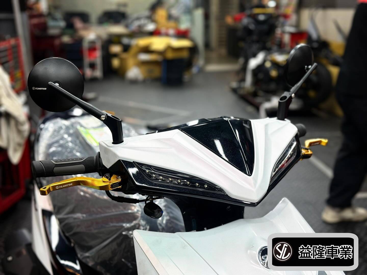 SYM JET SL車系  戰斧型後視鏡 ＊SYM SBC 益隆車業＊