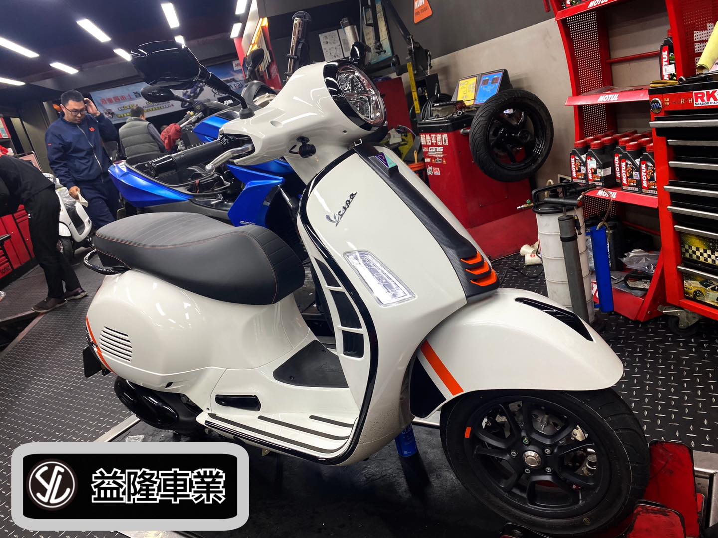 偉士牌 VESPA GTS300 拍立得 MS279WG前後行車紀錄器 ＊SYM SBC 益隆車業＊
