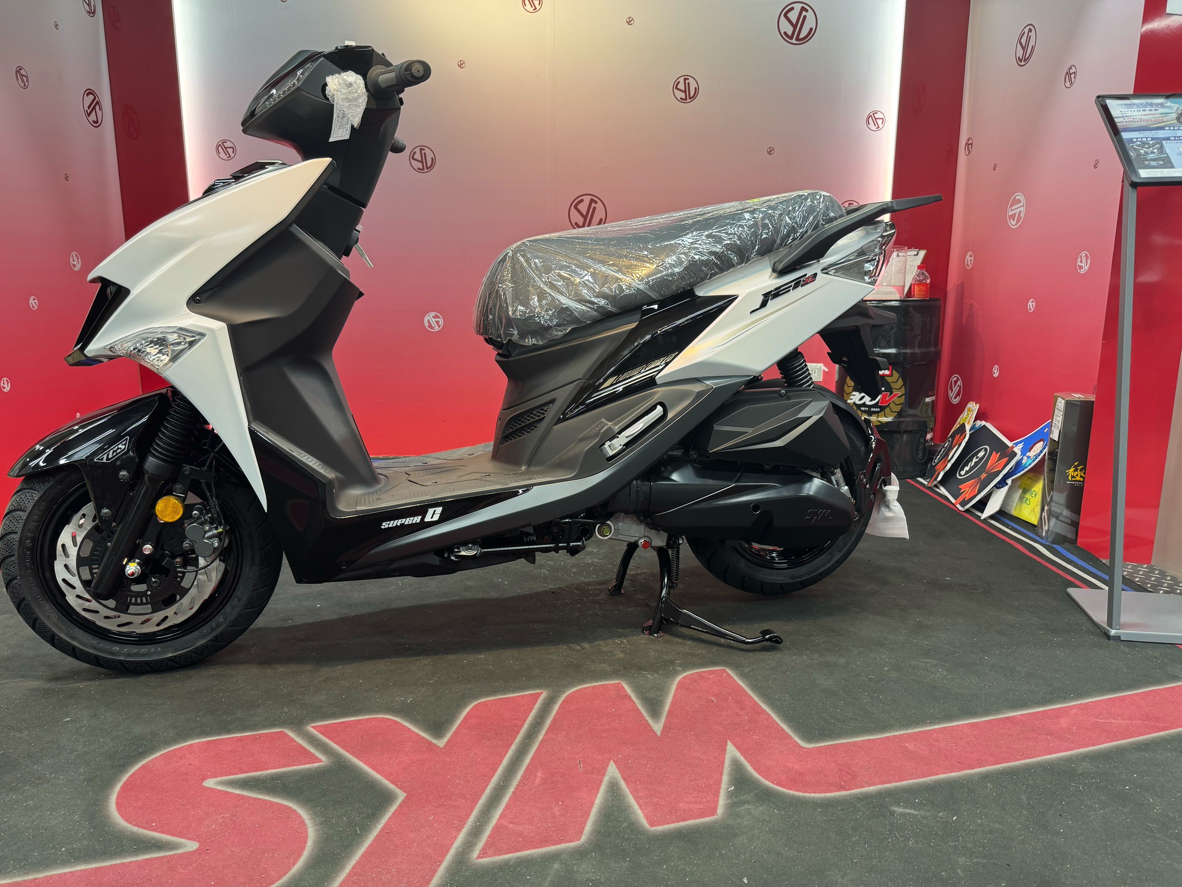 SYM JET SL.SR一體式後架